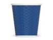Les Artistes Timeless - Tasse en porcelaine nid d'abeille - 80 ml - bleu