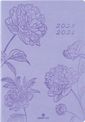 Agenda Summerside - 1 semaine sur 2 pages - 17 x 24,5 cm - lilas - Oberthur