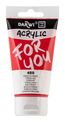 Darwi For You - Peinture acrylique - 75ml Rouge de Pyrrole