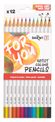 Darwi For You - Boite de 12 crayons de couleur Beaux-Arts