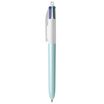 BIC 4 Couleurs Pearl - Stylo à bille 4 couleurs - corps bleu