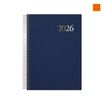Agenda anual Segovia 2026 Día pàgina 14x20cm Blau - Català