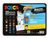 Posca - Malette en métal de 20 marqueurs - Manga - couleurs assorties