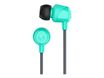 Skullcandy Jib - Écouteurs filaire avec micro - intra-auriculaire - isolation acoustique - turquoise