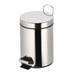 Frandis - Poubelle de salle de bain - 3L - inox