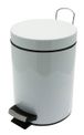 Frandis - Poubelle de salle de bain - 3L - blanc