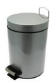 Frandis - Poubelle de salle de bain - 3L - gris