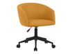 Fauteuil ARCO - avec roullettes - jaune safran