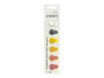 Unicraft Jesmonite - Teinture artisanale - 6 pièces - natural - 2 g - blanc, noir, jaune vif, oxide yellow, terre cuite, red oxide