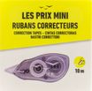 Les Prix Mini - Ruban correcteur frontal - 5mm x 10m  