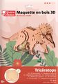 Maquette bois 3D - Triceratops - 55 pièces