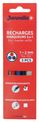 Sachet de 3 recharges marqueurs 3en1 permanents JUVENILIA coloris assortis
