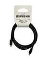 Cable USB 2.0 Type-C/lightning - 1,5 m - noir - LES PRIX MINI