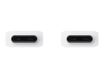 Samsung EP-DX310 - Câble USB - 24 pin USB-C (M) pour 24 pin USB-C (M) - USB 2.0 - 3 A - 1.8 m - blanc
