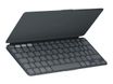 Logitech Keys-To-Go 2 - Clavier sans fil - Bluetooth LE - Azerty - Français - graphite
