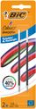 BIC 4 Couleurs Smooth - Recharge - bleu - 1 mm - moyen (pack de 2)