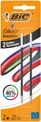 BIC 4 Couleurs Smooth - Recharge - noir - 1 mm - moyen (pack de 2)