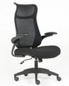 Fauteuil de bureau AERO - accoudoirs réglables - appui-tête intégré - noir