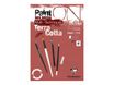Clairefontaine PaintON - Bloc encollé - A4 (210 x 297 mm) - 20 feuilles - terracotta