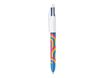 BIC 4 Couleurs Decors - Stylo bille 4 couleurs - noir, bleu, rouge, vert - 1 mm - moyen - rétractable