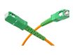 BIGBEN Connected - Câble réseau - mode unique SC/APC (M) pour mode unique SC/APC (M) - 2 m - orange, vert