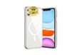 JAYM - Coque de protection pour téléphone portable - compatibilité avec MagSafe - polycarbonate, polyuréthanne thermoplastique (TPU) - transparent
