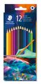 STAEDTLER® - Etui carton 12 crayons de couleur hexagonaux assortis - Edition Multiverse