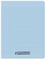 Conquérant Classique - Cahier polypro - 24 x 32 cm - 48 pages - grands carreaux (Seyes) - bleu ciel