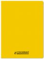 Conquérant Classique - Cahier polypro - 24 x 32 cm - 48 pages - petits carreaux (5x5 mm) - jaune