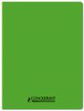 Conquérant Classique - Cahier polypro - 24 x 32 cm - 48 pages - petits carreaux (5x5 mm) - vert
