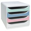 Exacompta - Module de classement Big Box 4 tiroirs Autentik 