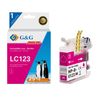 Cartouche compatible Brother LC123 - magenta - G&G