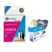 Cartouche compatible Brother LC3213 - cyan - G&G