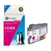 Cartouche compatible Brother LC424 - magenta - G&G