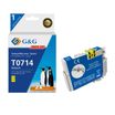 Cartouche compatible Epson T0714 Guépard - jaune - G&G