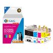 Cartouche compatible Brother LC125XL/LC129XL - Pack de 4 - noir, cyan, magenta, jaune - G&G
