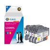 Cartouche compatible Brother LC426XL - Pack de 4 - noir, cyan, magenta, jaune - G&G