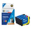 Cartouche compatible Epson 603XL Etoile de mer - Pack de 4 - noir, cyan, magenta, jaune - G&G