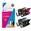 Cartouche compatible Brother LC1280XL - Pack de 4 - noir, cyan, magenta, jaune - G&G