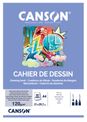 CANSON Cahier a dessin A4 Couverture Carte 32 pages 120g/m²