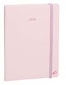Agenda Année Civile - MINISTRE COLOR Multilingue - Couverture Pastel  avec élastique- Rose - 16x24 cm  Semainier - 13 mois de décembre à décembre - Quo Vadis