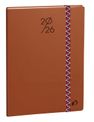 Agenda Année Civile - MINISTRE FR - Couverture Paco avec élastique - Noisette - 16x24 cm - Semainier - 13 mois de décembre à décembre - Quo Vadis