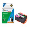 Cartouche remanufacturée HP 21/22 - Pack de 2 - noir, cyan, magenta, jaune - G&G