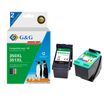 Cartouche remanufacturée HP 350XL/351XL - Pack de 2 - noir, cyan, magenta, jaune - G&G