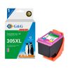 Cartouche remanufacturée HP 305 - cyan, magenta, jaune - G&G