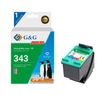 Cartouche remanufacturée HP 343 - cyan, magenta,jaune - G&G