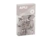 APLI Up North - Pinces-feuilles repliables - métal - gris - pack de 15