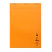 Les Prix Mini - Bloc Notes A4 70g 5x5 - Quadrillé - Papier Orange Économique