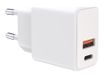 BigBen - Adaptateur électrique - CA/USB-C/USB - GaN - 38 Watt - blanc