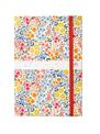 Agenda à élastique Oxford Flowers - 1 semaine sur 2 pages - 16 x 24  cm - Décor PEPS - Hamelin